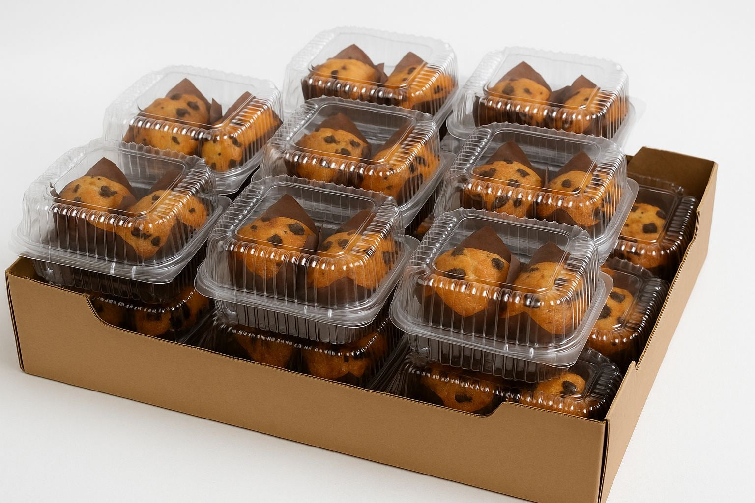 Caja de Muffins con Chocolate